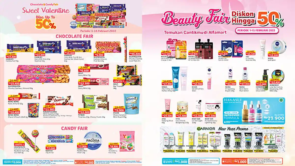 BANJIR DISKON! PROMO Alfamart Hingga 15 Februari 2022, Diskon Hingga 50% & Beli 2 Gratis 1
