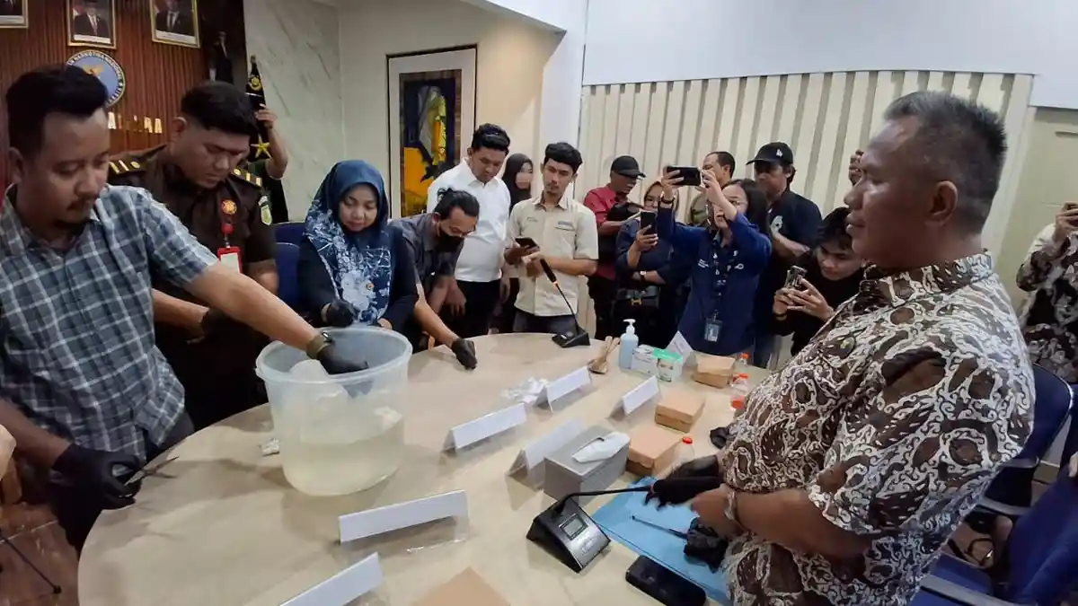256,35 Gram Narkotika Dimusnahkan BNNP Kaltara, Lima Tersangka dari Tiga Laporan Kasus Diamankan