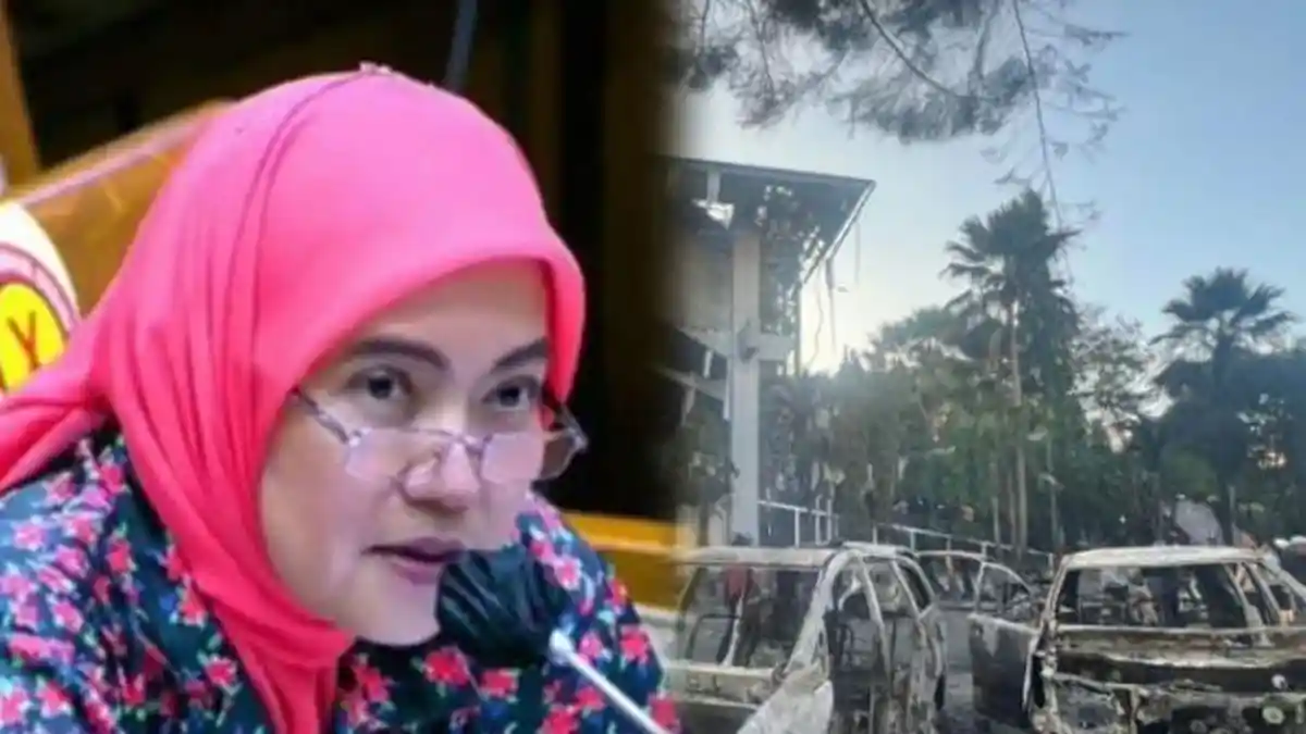 Usai Bumi Hanguskan Gedung DPRD Makassar, Warga Jarah Puing Mobil Terbakar