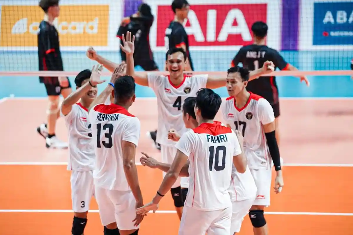 BERLANGSUNG di Moji! Live Streaming AVC Challenge Cup 2023 Indonesia vs Australia Perebutan Juara 5
