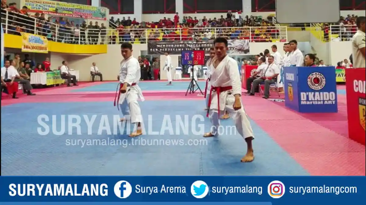 Sekitar 1.000 Karateka Akan Ikut Kejurnas Karate Malang Open X 2019 di GOR Ken Arok