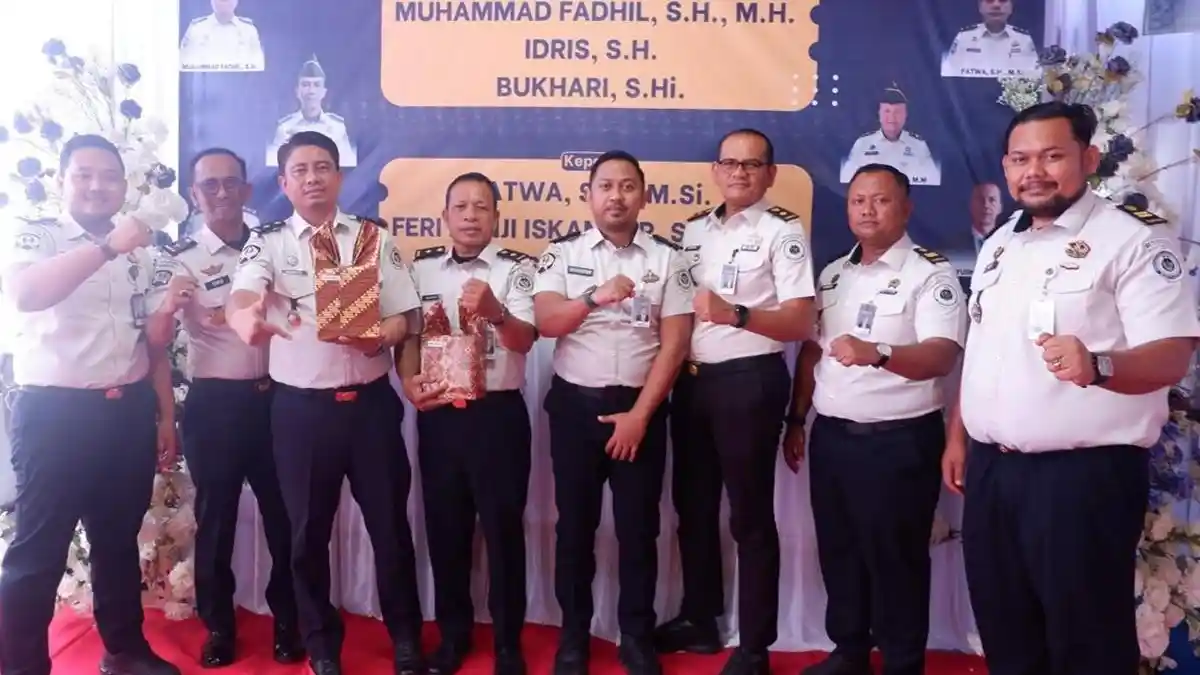 Tiga Posisi Strategis Pejabat Lapas Lhoksukon Aceh Utara Diserahterimakan