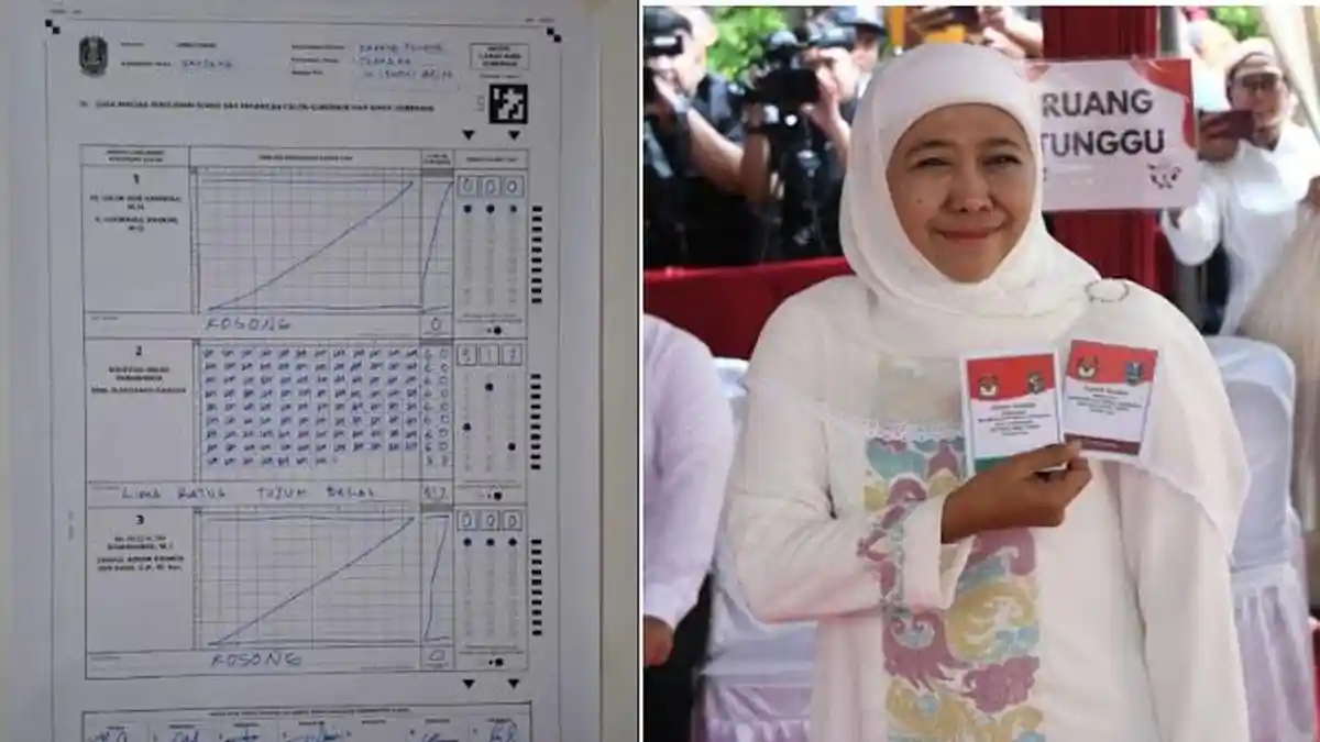Daftar Lengkap Perolehan Suara Khofifah-Emil di 36 Kabupaten/Kota dalam Pilgub Jawa Timur 2024