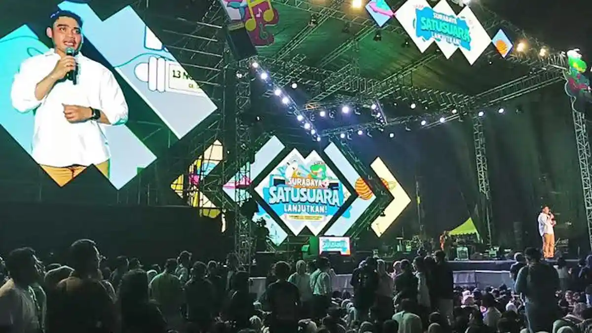 Gerindra Sukses Gelar Konser 'Surabaya Satu Suara', Ribuan Pemuda Solid Dukung Eri Cahyadi-Armuji