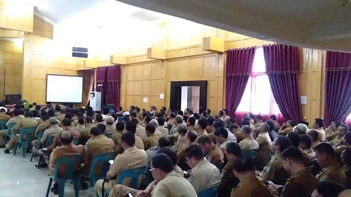 750 PNS Pemko Langsa Dites Urine, Jika Positif Ini Hukumannya