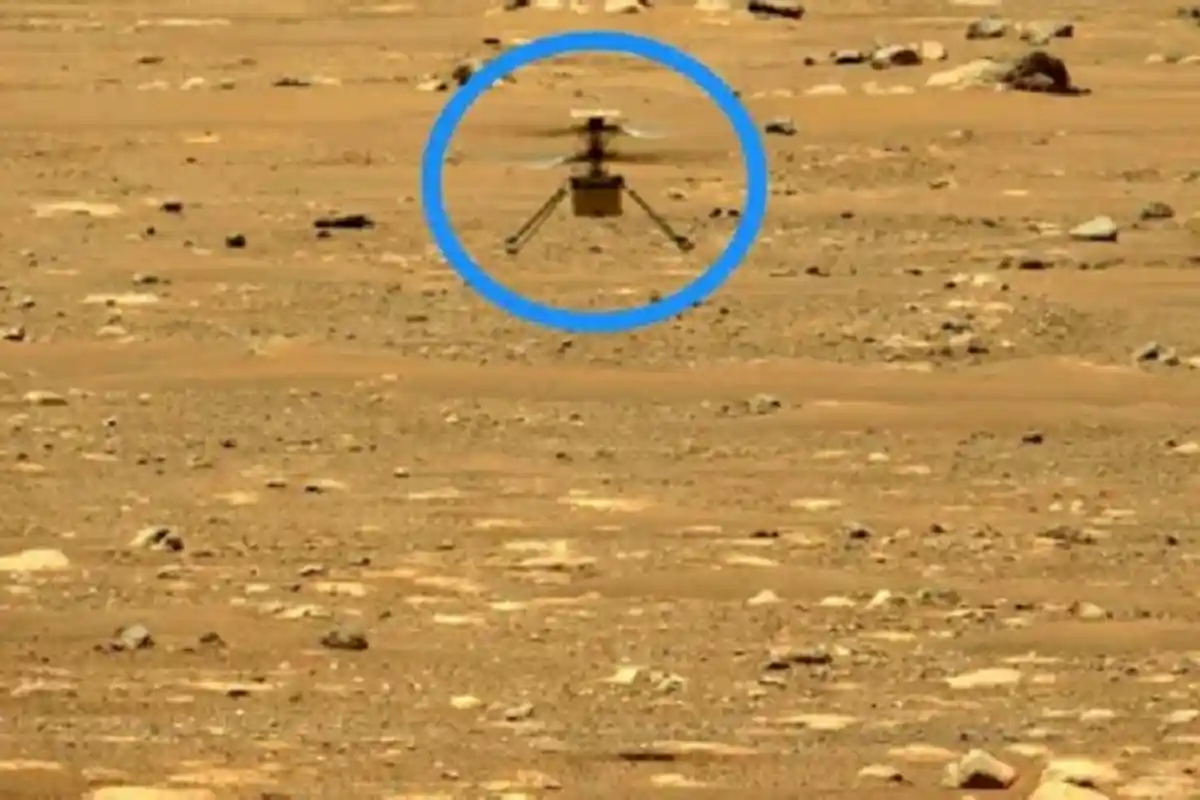 Helikopter NASA Berhasil Mendarat di Tempat Baru Planet Mars