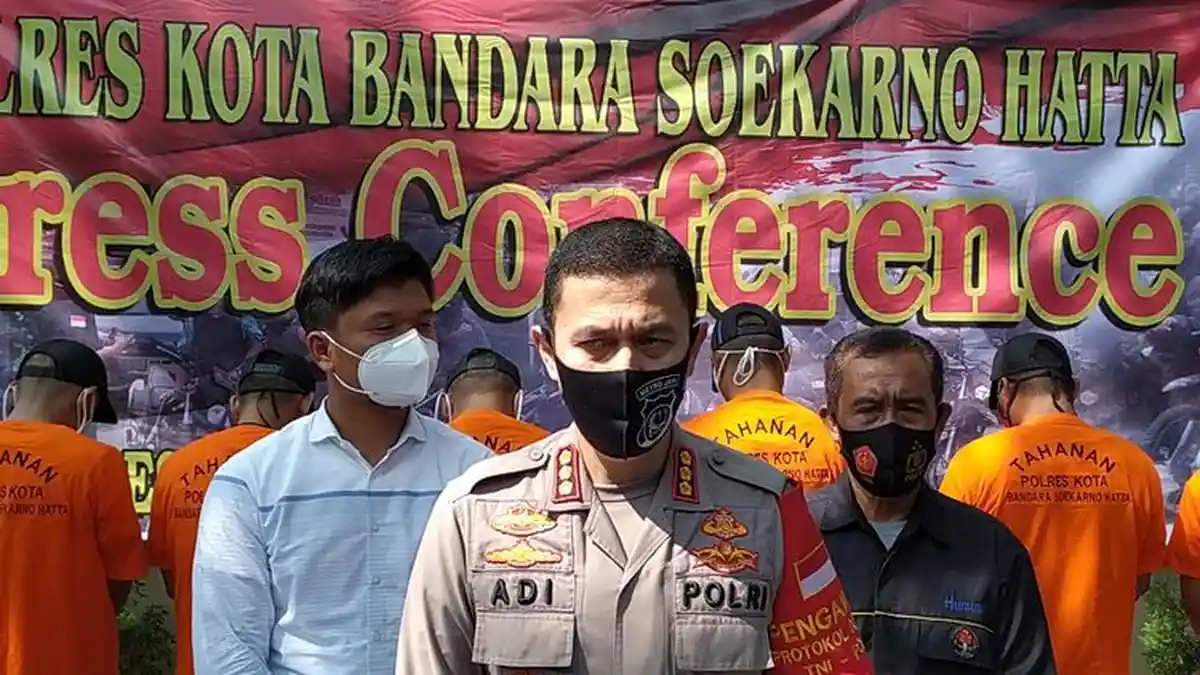 Pedagang Bakso Keliling Otaki Pencurian di Mapolres Bandara Soetta