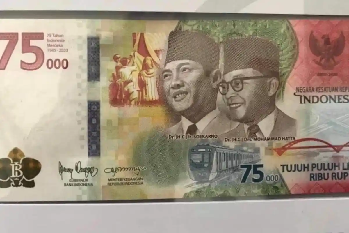 Waspada Uang Palsu, Simak Ciri-ciri Keaslian Uang Peringatan Kemerdekaan 75 Tahun RI dari BI