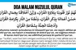 Doa Nuzulul Quran pada Malam Ke-17 Ramadan, Amalan Penuh Berkah