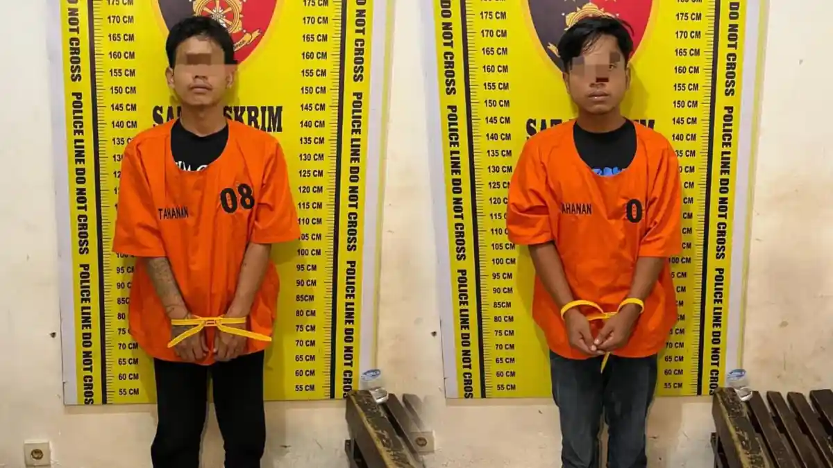 Dua Terduga Pelaku Curat Ditangkap, Polisi Sita Ponsel Korban dan Knuckle