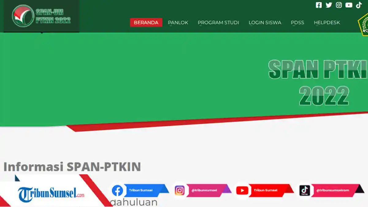 SPAN-PTKIN 2022: Link, Syarat dan Tata Cara Pendaftaran SPAN-PTKIN 2022