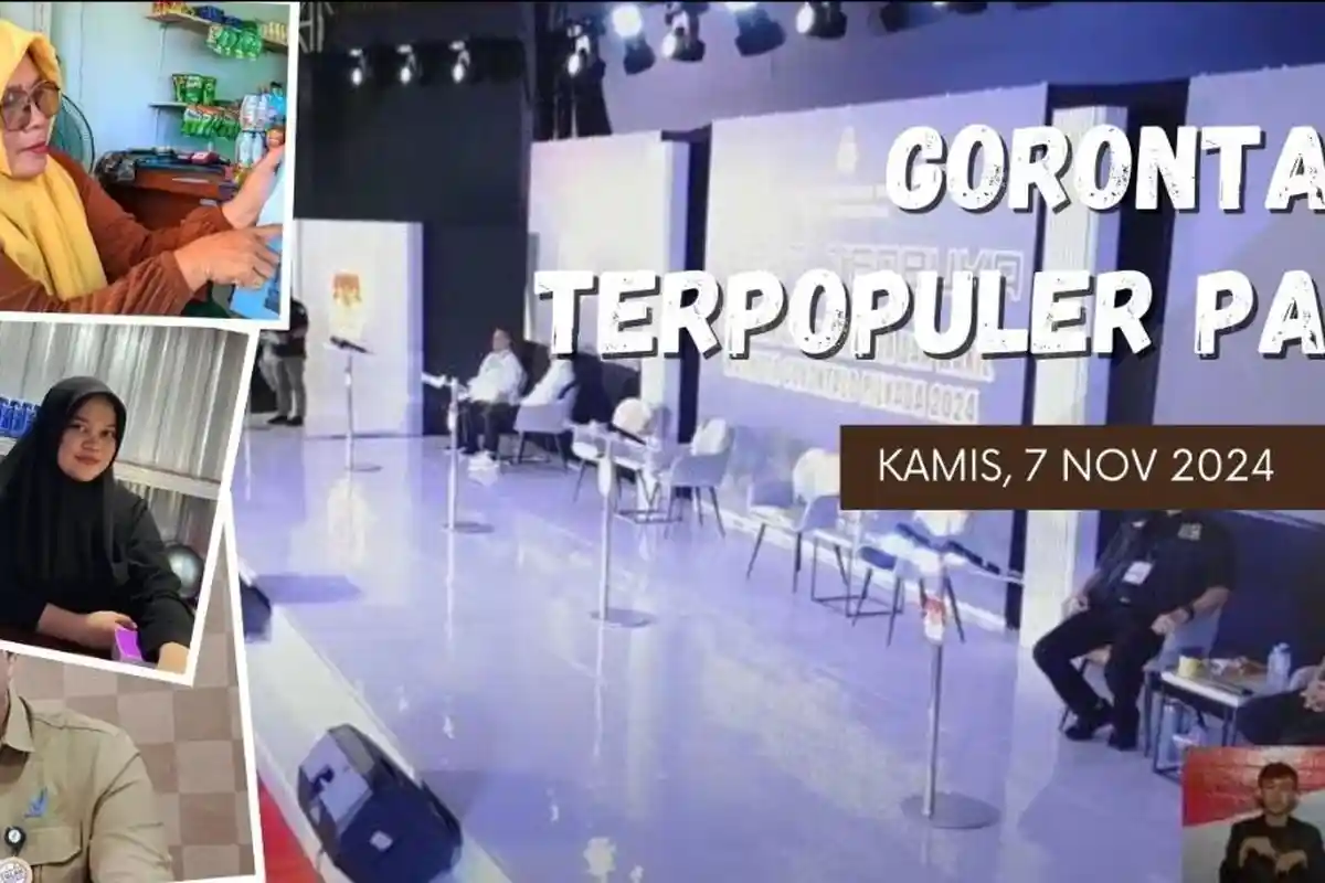 GORONTALO TERPOPULER: Adhan Dambea dan Indra Absen Debat Pilkada – Wanita Ditipu 2 Oknum Aparat Desa