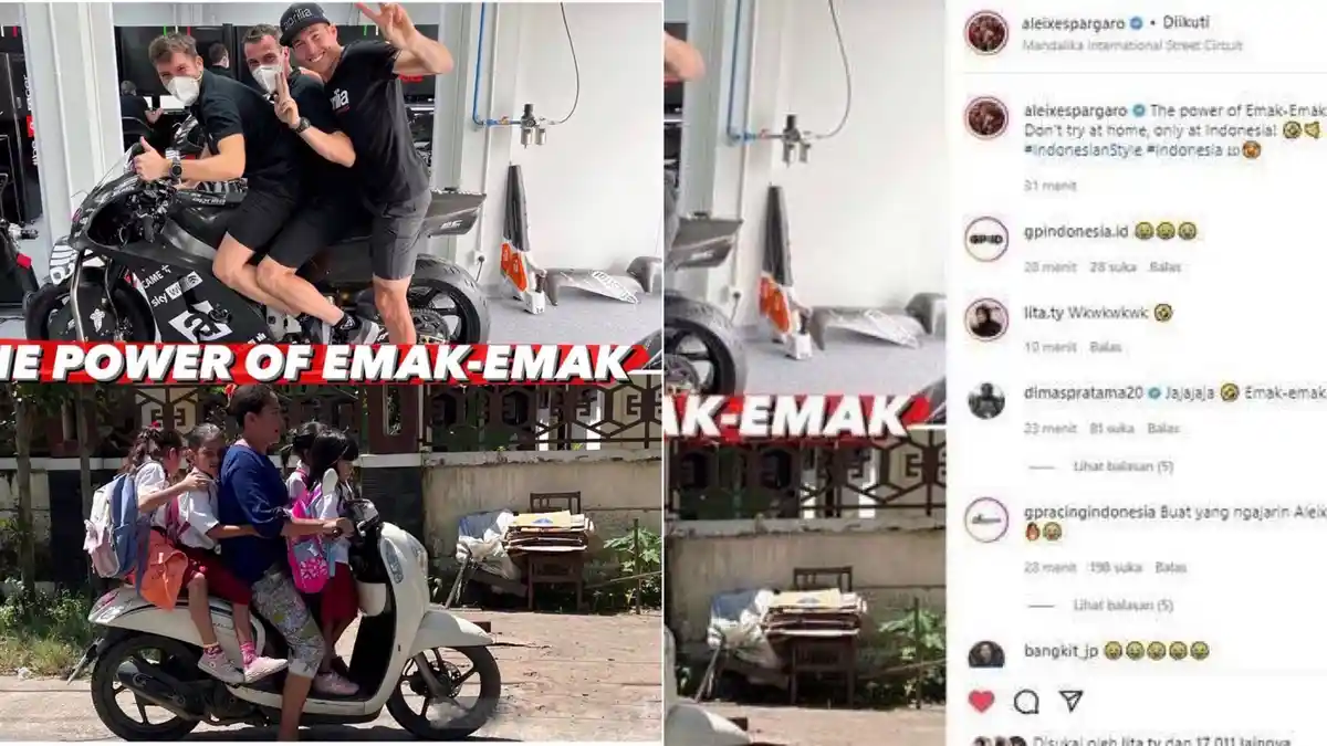 Kalimat ‘The Power Of Emak-Emak’ Sampai Ke Telinga Pembalap MotoGP, Langsung Posting di Medsos