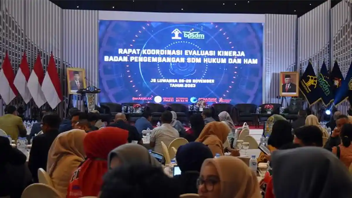 Kakanwil Kemenkumham NTB Ikuti Rakor BPSDM yang Dihadiri Menkumhmam Yasonna Laoly