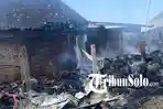 Lupa Matikan Api Bekas Masak Air, Rumah Warga Jatikuwung Karanganyar Dilahap Api