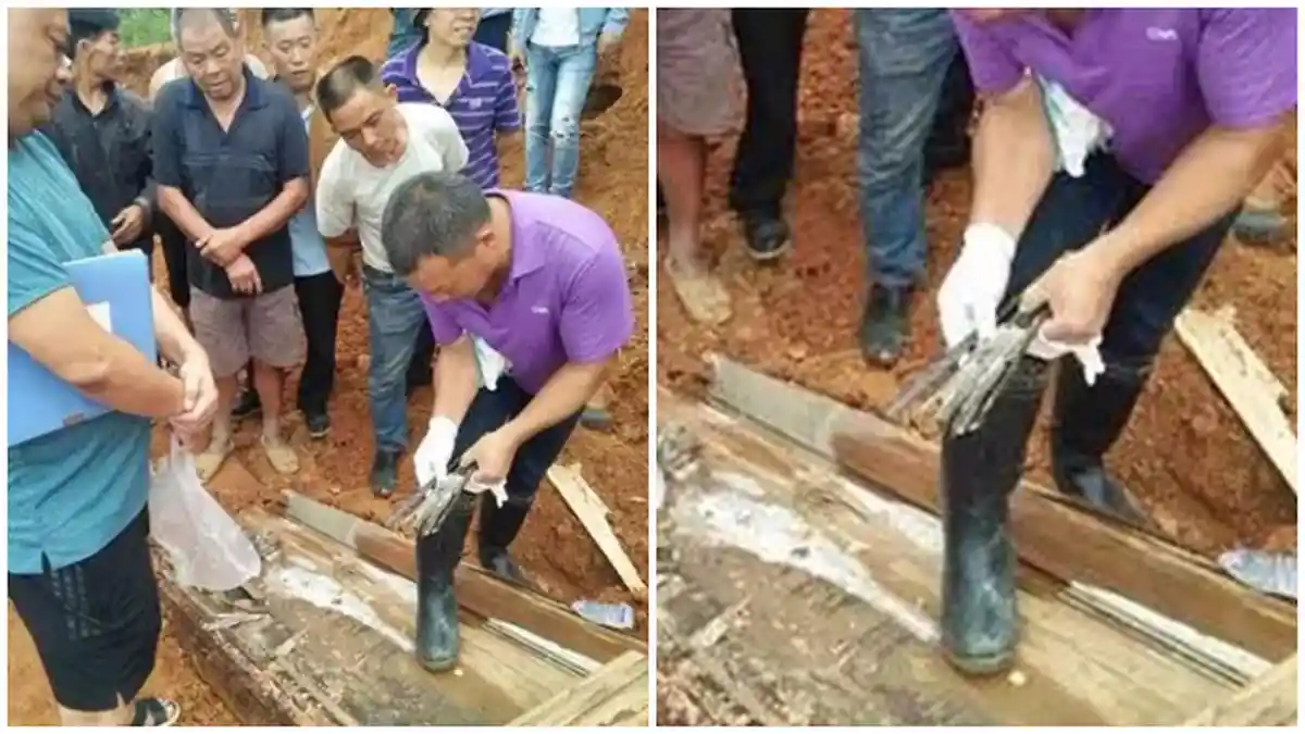Seorang Pekerja Temukan Peti di Gunung, Ternyata saat Dibuka Isinya Bikin Semua Orang Kaget