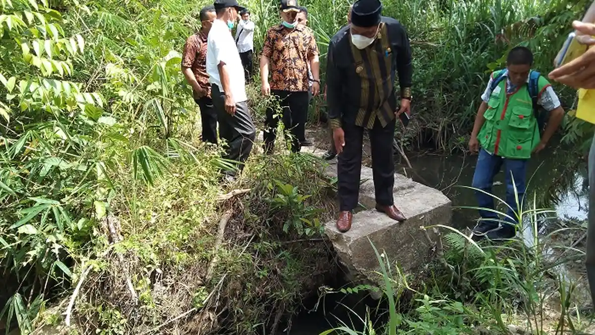 Irigasi di Mandumpang Jebol, Bupati Aceh Singkil Janji Tahun Ini Diperbaiki
