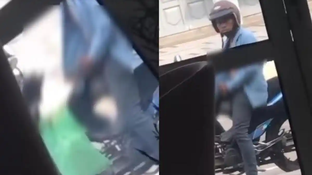 Tampang Pria yang Mainkan Alat Vitalnya di Depan Klinik di Medan Johor, Perempuan Perekam Tak Takut