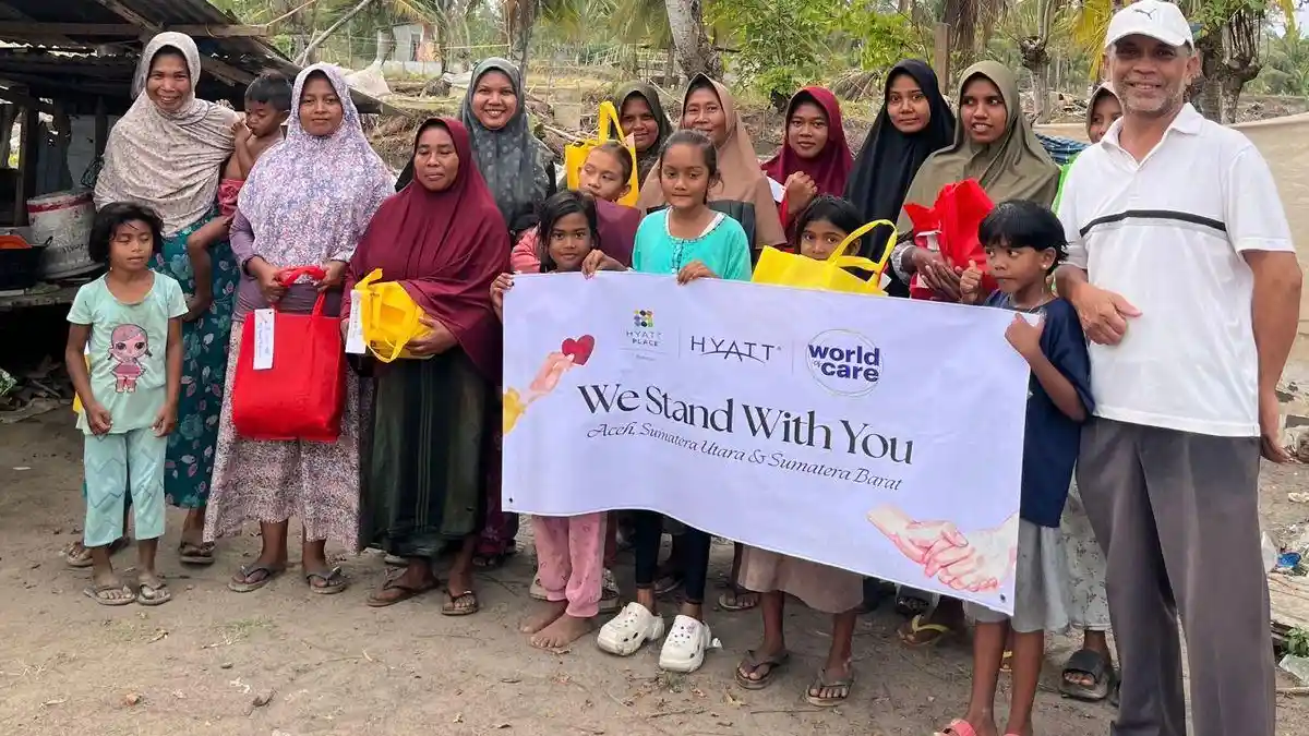 Dana Kembang Api Jadi Donasi, Hyatt Place Makassar Kirim Bantuan ke Aceh dan Sumatra