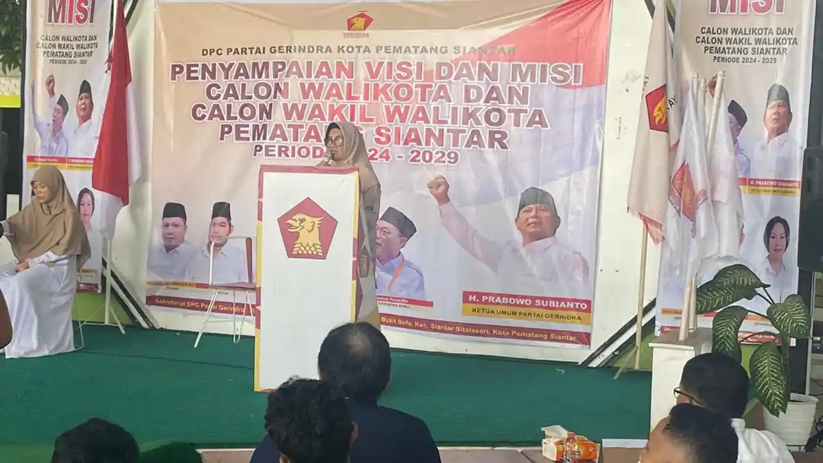 Jawab Tantangan Visi-Misi Partai Gerindra, Susanti Dewayani Tampil PeDe Atas Capaian Pemko Siantar