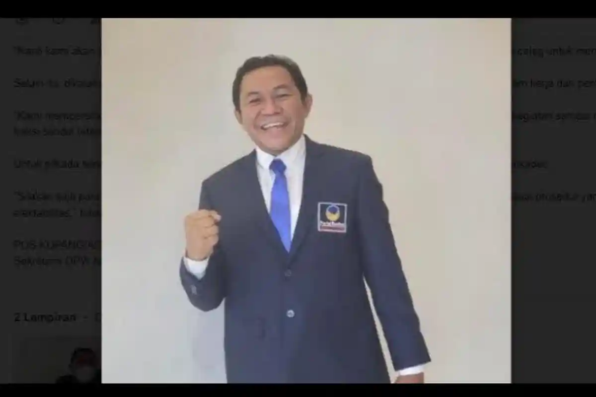 NTT Memilih, NasDem Setuju Viktor Bungtilu Laiskodat Tidak Maju Pemilihan Gubernur NTT