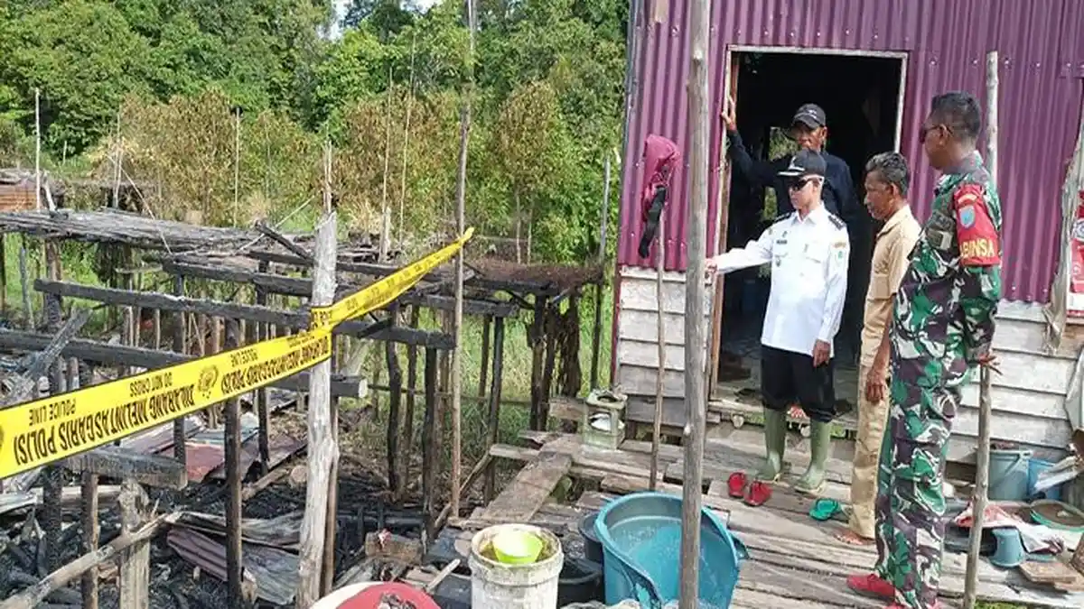 Lima Rumah Warga Lupak Mawang Vega Selimbau Hangus Terbakar