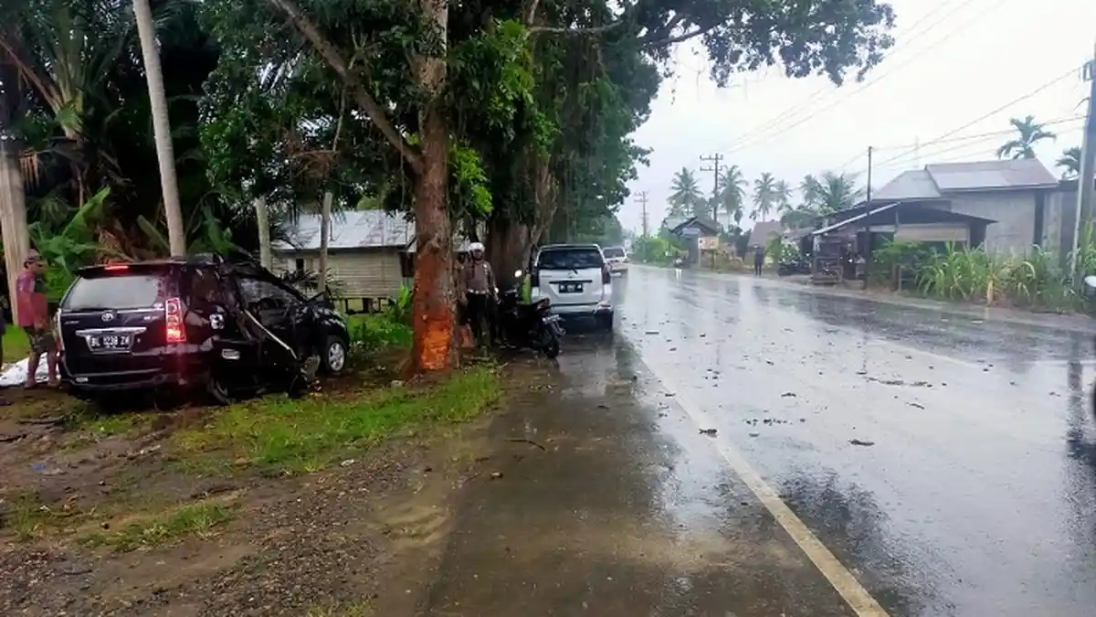 Ini Nama-nama Korban Luka Saat Avanza Serempet Sepmor dan Tabrak Pohon Sabtu Pagi, 2 Orang Meninggal
