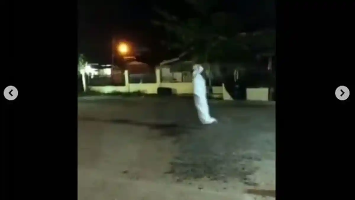 VIRAL VIDEO Pocong Abal-abal Dihukum Keliling Lapang Sambil Lompat, Begini Kronologi Lengkapnya