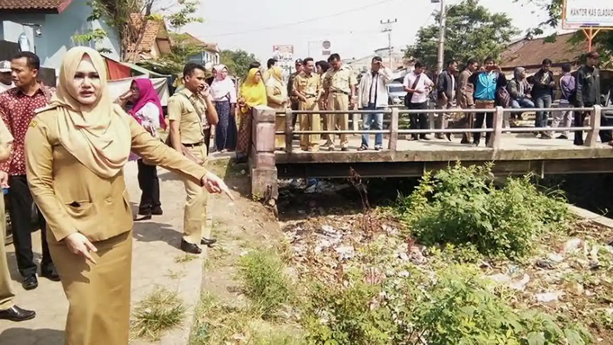 Kaget Lihat Sungai di kaliwungu, Ganjar Pranowo : Kali Kok Gondrong