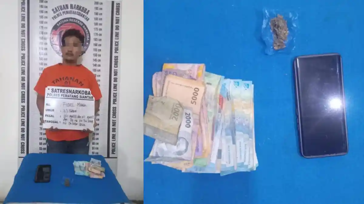 Residivis Ganja di Sadum Ditangkap Lagi: Polres Pematangsiantar Tegaskan Komitmen Perangi Narkoba