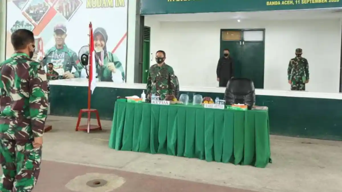 Pimpin Sidang Parade CABA PK, Ini Penegasan Pangdam IM kepada Panitia