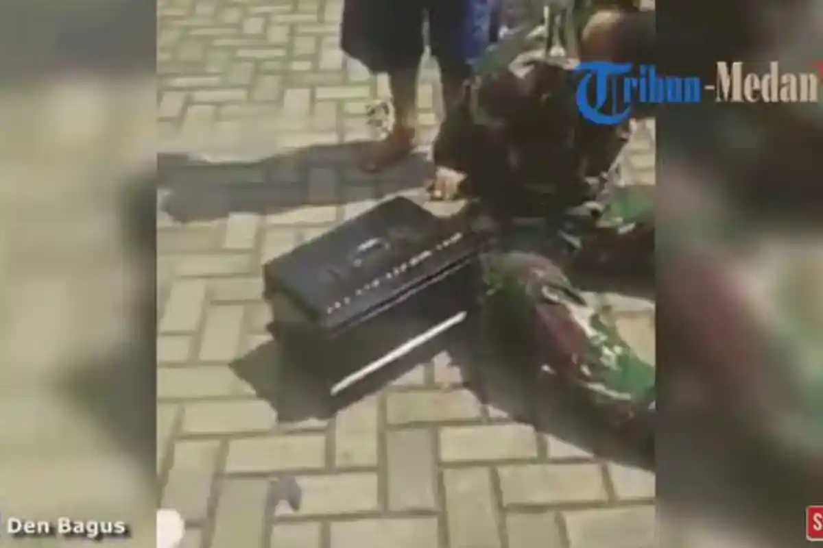 VIRAL Video Oknum TNI Berseragam Lengkap Curi Kotak Amal Masjid, Diikat dan Jadi Tontonan Warga
