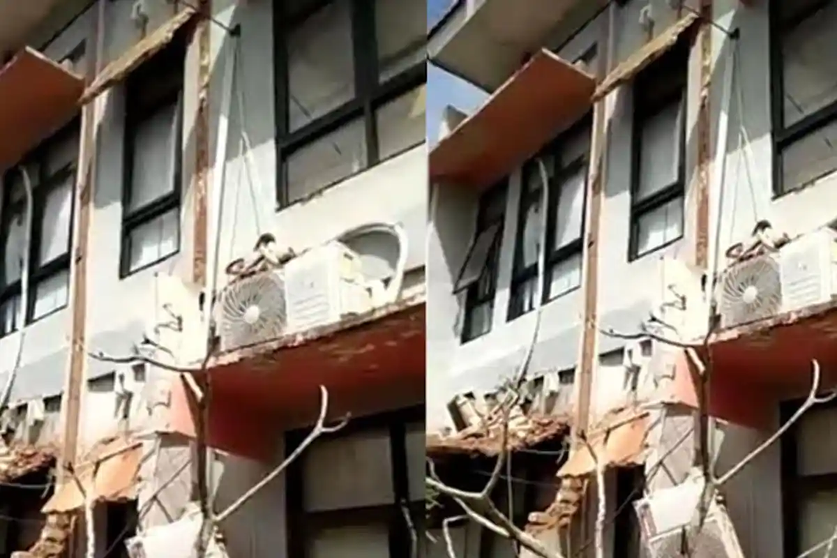 BREAKING NEWS - Gedung Kantor Dinkes Sumenep Runtuh, Padahal Bangunan Telan Dana Anggaran Rp 4,5 M