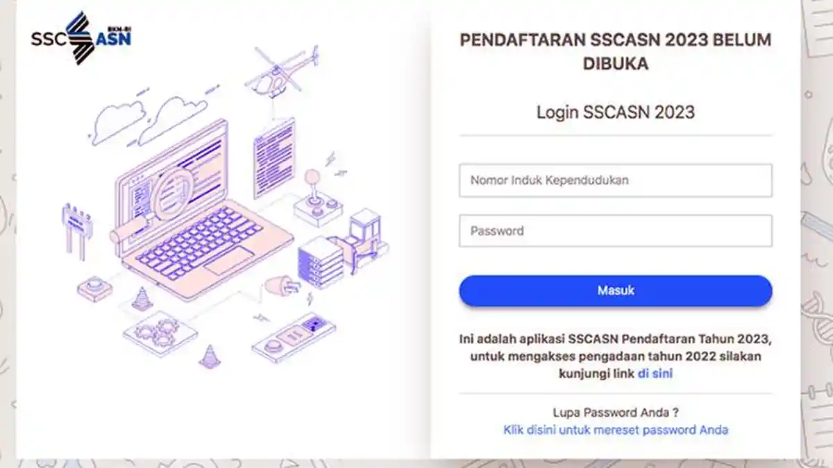 LOGIN sscasn.bkn.go.id Cara Mendaftar CPNS, Simak Jumlah Soal CPNS 2023 dan Sitem Penilaian