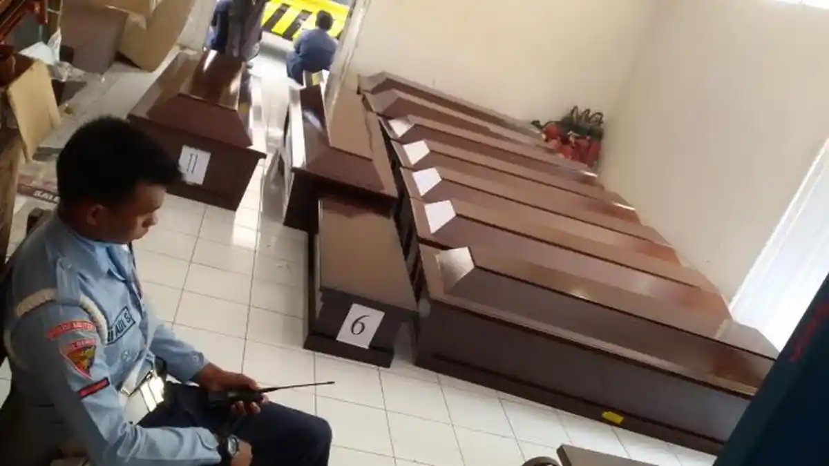 11 Peti Jenazah Korban Aviastar Disiapkan di Lanud Hasanuddin