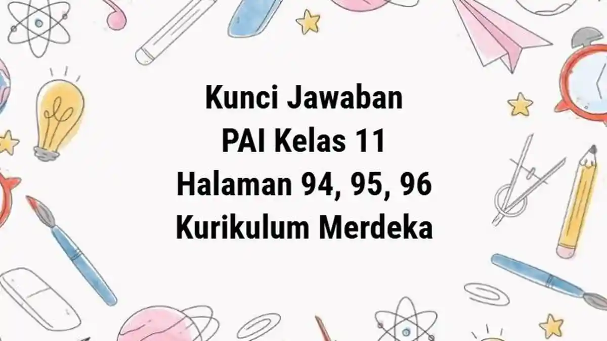 Kunci Jawaban PAI Kelas 11 Halaman 94 95 96 Kurikulum Merdeka, Pilihan Ganda Bab 3