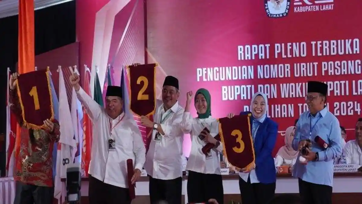 Hasil Real Count KPU Pilkada Lahat 2024, Jumlah C Hasil yang Masuk Sudah 54 Persen