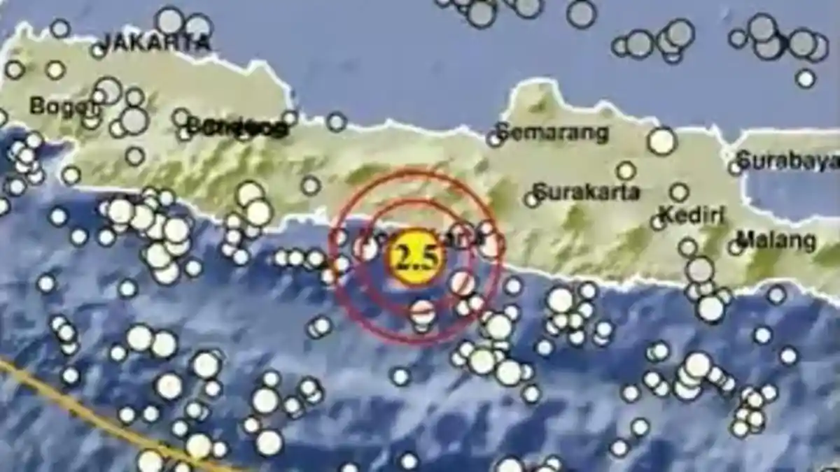 Gempa Terkini di Kebumen Jawa Tengah Siang Ini Rabu 8 Juli 2026, Berikut Info BMKG - Tribunmanado.co.id