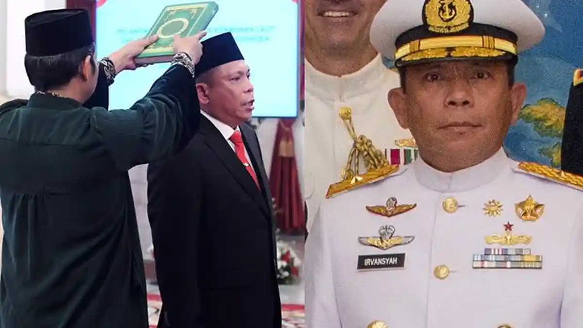 Sosok Laksda Irvansyah Putra Kelahiran Bengkulu Dilantik Jokowi Jadi Kepala Badan Keamanan Laut RI