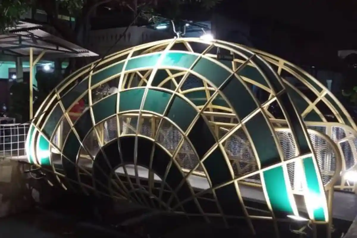 Ramdani Bangga Ada Jembatan Unik di Kampungnya yang Instagramable