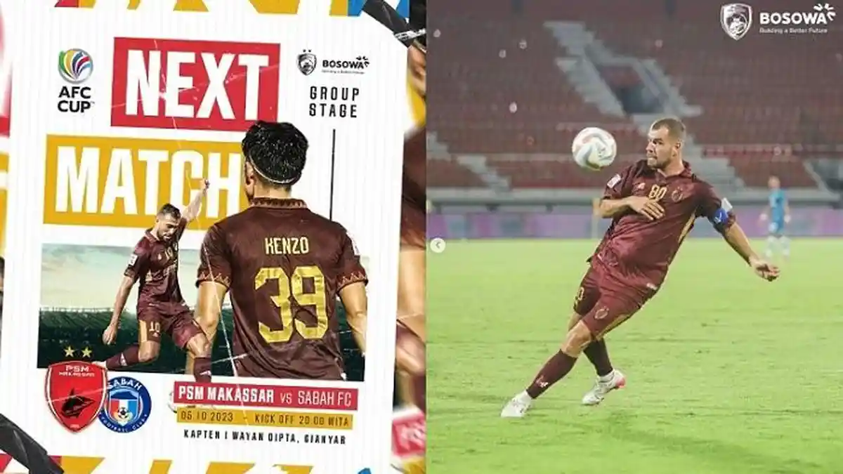 Prediksi Susunan Pemain PSM Makassar vs Sabah FC : Juku Eja Pasang 5 Asing, Termasuk Wiljan Pluim ?