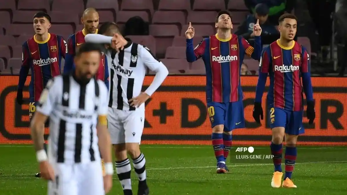 Hasil Barcelona vs Levante Liga Spanyol, Untung Koeman Punya Lionel Messi!