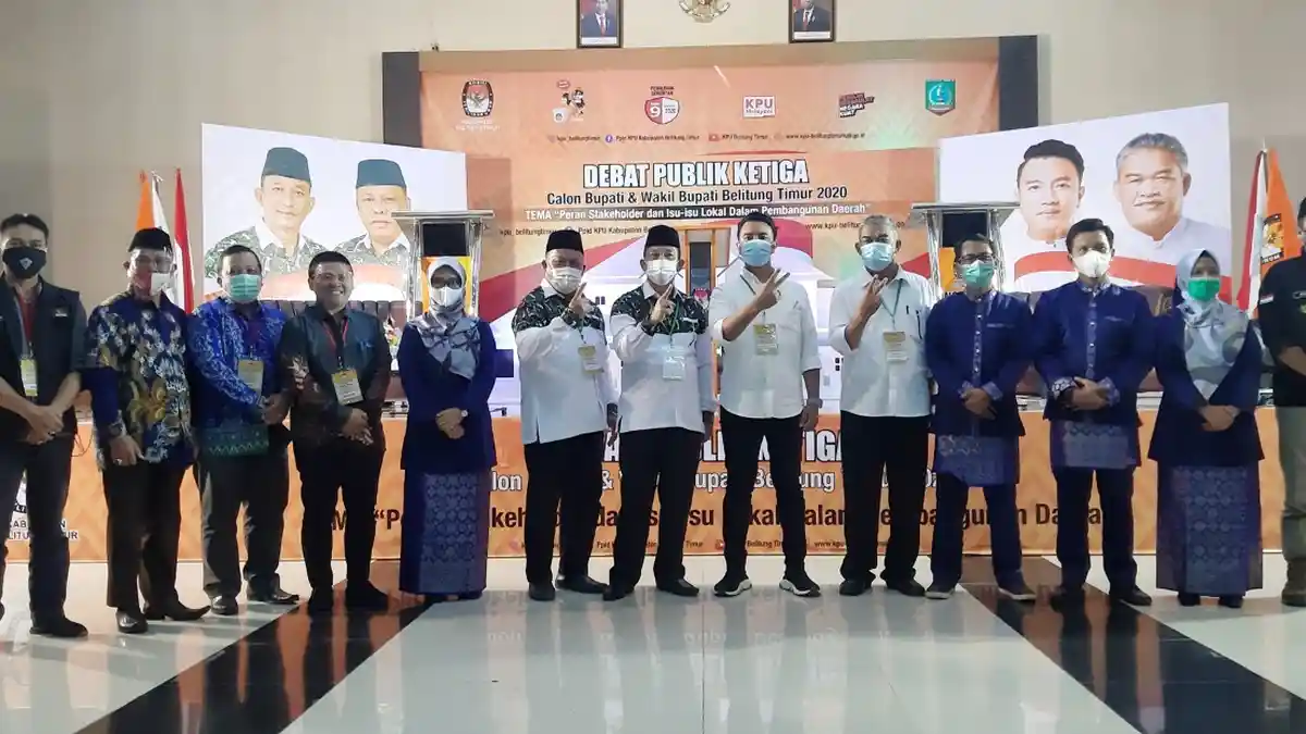 KPU Belitung Timur Nilai Debat Publik Efektif - debat-publik-ketiga-komisioner-kpu-kabupaten-belitung-timur.jpg