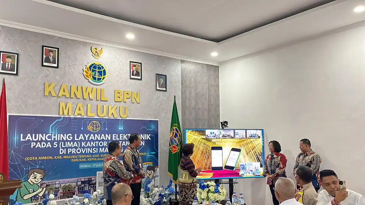 BPN Maluku Luncurkan Layanan Berbasis Elektronik di 5 Kantor Pertanahan