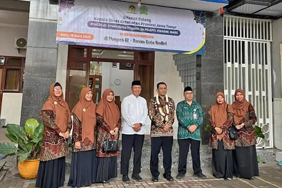 Apresiasi Program Sajadah 2024 di Ponpes Al-Hasun Kota Kediri, Kadinkes Jatim: Levelnya Sangat Baik