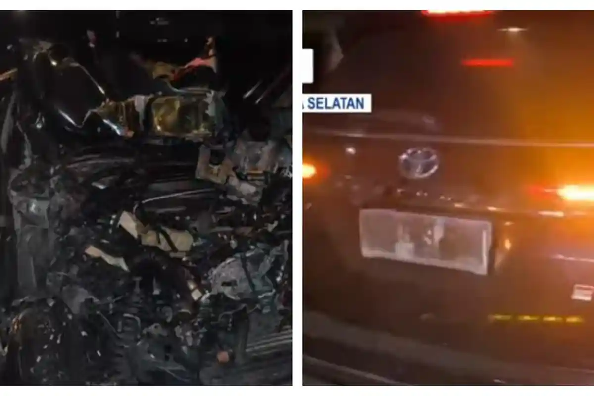 Kecelakaan Hari Ini di Tol Dalam Kota Jakarta Selatan: Fortuner Hantam Truk, Sopir Dilarikan ke RS