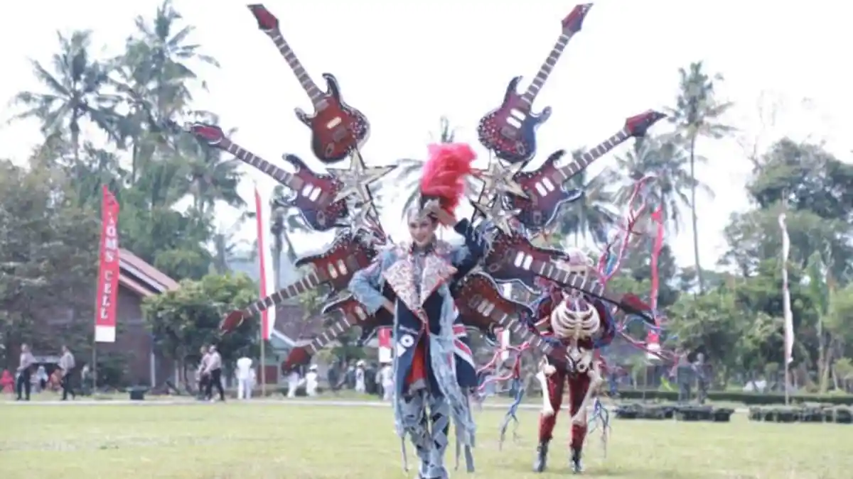 Penampilan Talent JFC Meriahkan Pembukaan TMMD di Jember