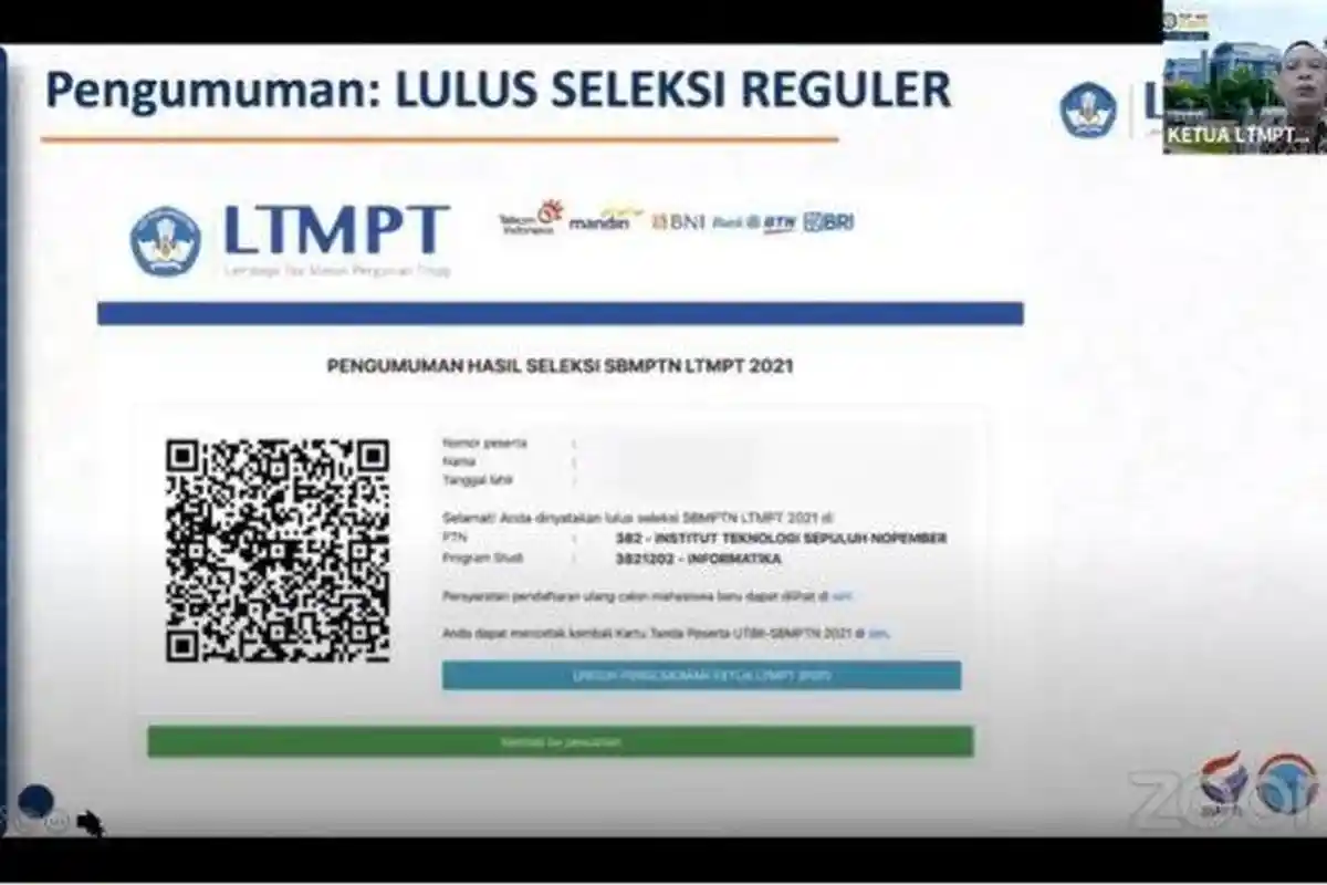 Link Pengumuman SBMPTN 2022 Hari Ini Kamis 23 Juni 2022, Bisa Dilihat Mulai Pukul 15:00 WIB