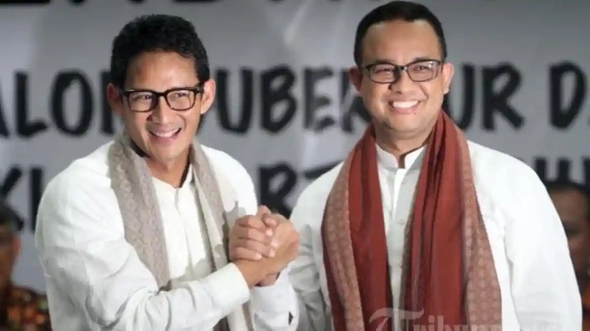 Reaksi Sandiaga Uno saat Dipanggil Mantan oleh Anies Baswedan
