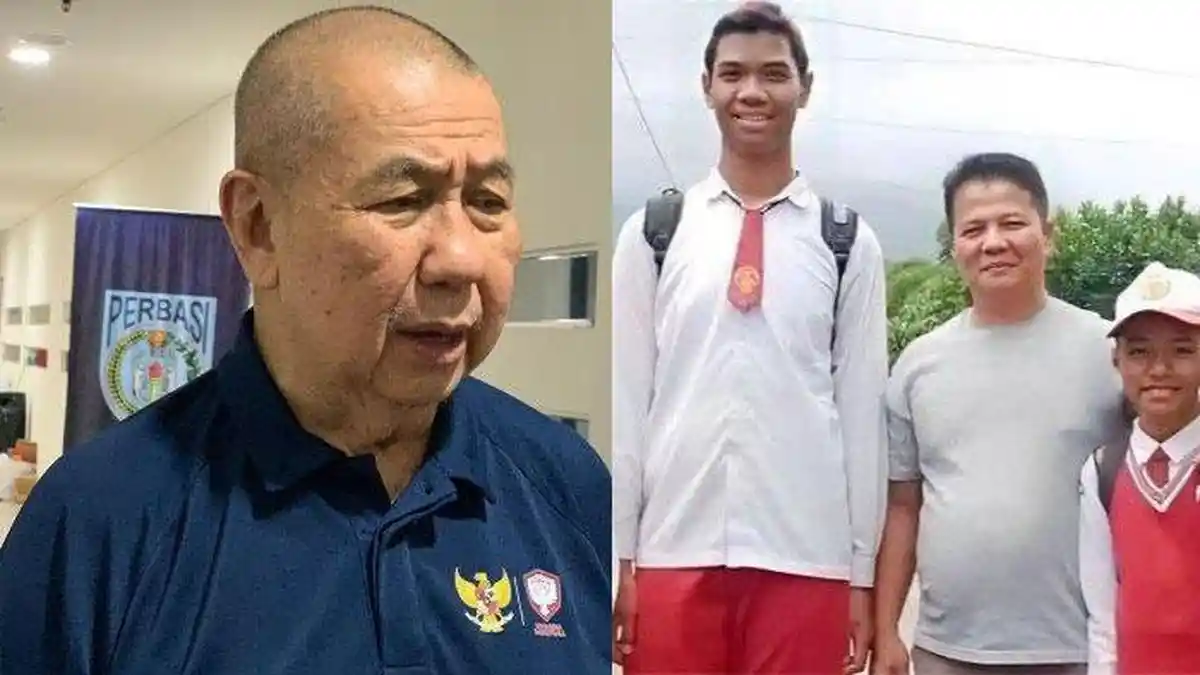 Sosok Danny Kosasih Ketum Perbasi yang Tanggung Biaya Hidup Sagil Bocah SD Tingginya 2 Meter